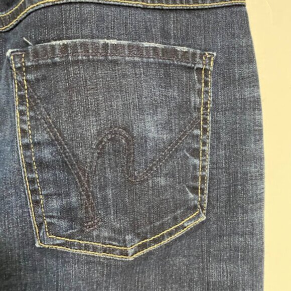 Citizens of Humanity Dark Wash Blue Denim Women's Pencil Skirt Size 27 - Picture 10 of 12
